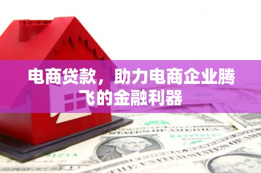 玉屏电商贷款，助力电商企业腾飞的金融利器