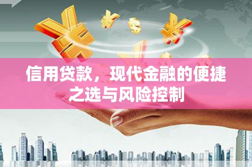 玉屏信用贷款，现代金融的便捷之选与风险控制