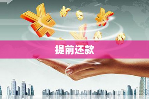 玉屏提前还款