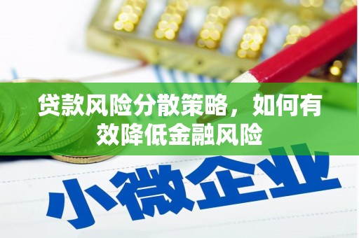玉屏贷款风险分散策略，如何有效降低金融风险