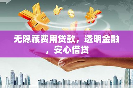 玉屏无隐藏费用贷款，透明金融，安心借贷