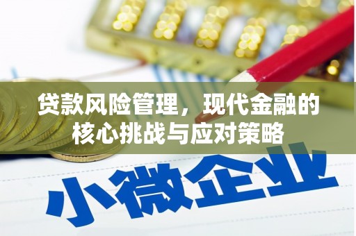 玉屏贷款风险管理，现代金融的核心挑战与应对策略