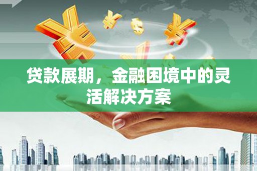 玉屏贷款展期，金融困境中的灵活解决方案