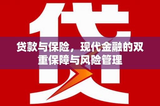 玉屏贷款与保险，现代金融的双重保障与风险管理
