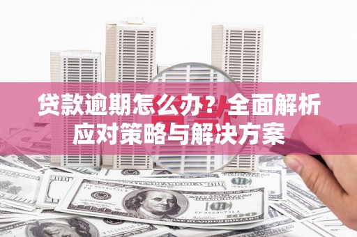 玉屏贷款逾期怎么办？全面解析应对策略与解决方案