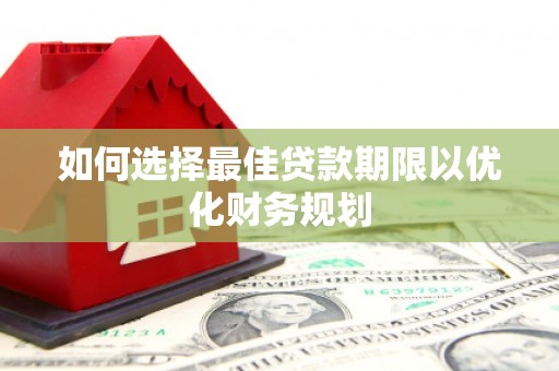 玉屏如何选择最佳贷款期限以优化财务规划