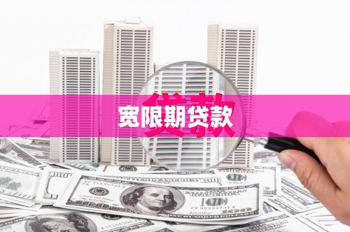 玉屏宽限期贷款