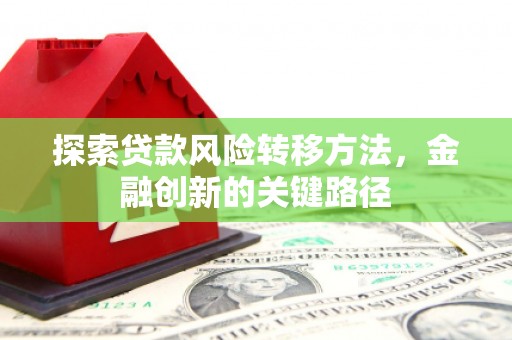 玉屏探索贷款风险转移方法，金融创新的关键路径