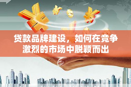 玉屏贷款品牌建设，如何在竞争激烈的市场中脱颖而出