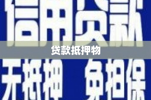 玉屏贷款抵押物