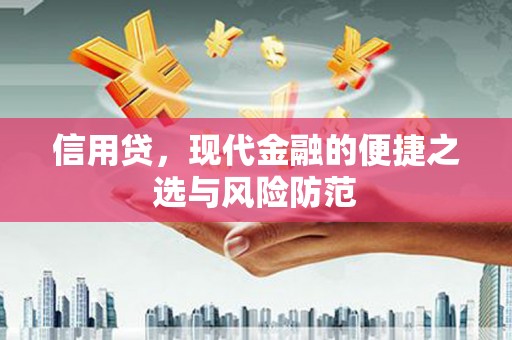 玉屏信用贷，现代金融的便捷之选与风险防范