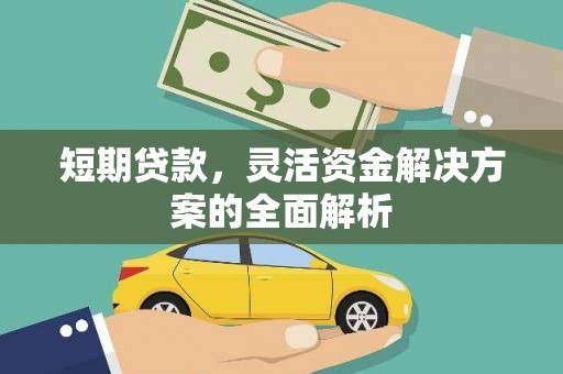 玉屏短期贷款，灵活资金解决方案的全面解析